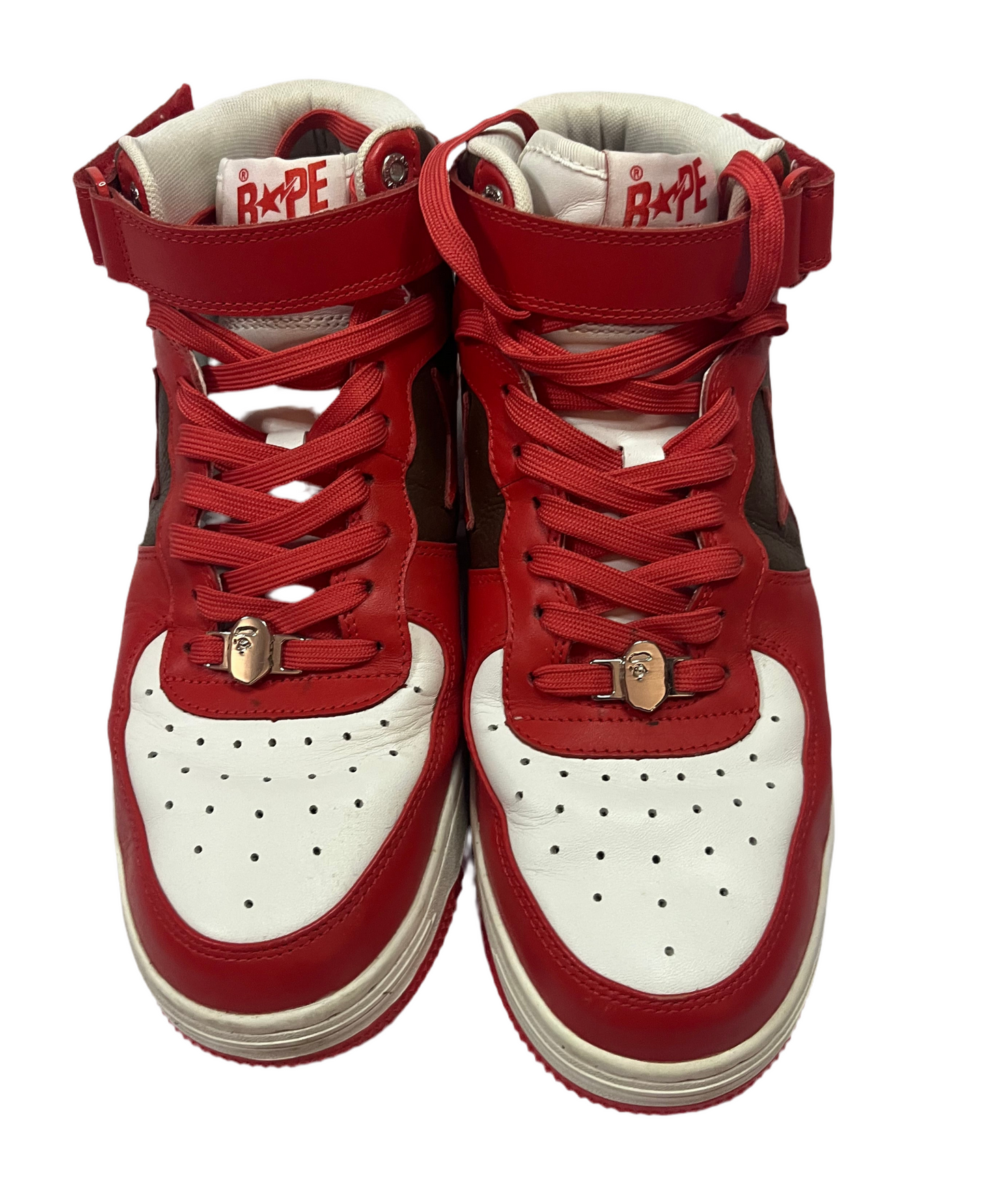 A Bathing Ape BAPESTA Mid Red