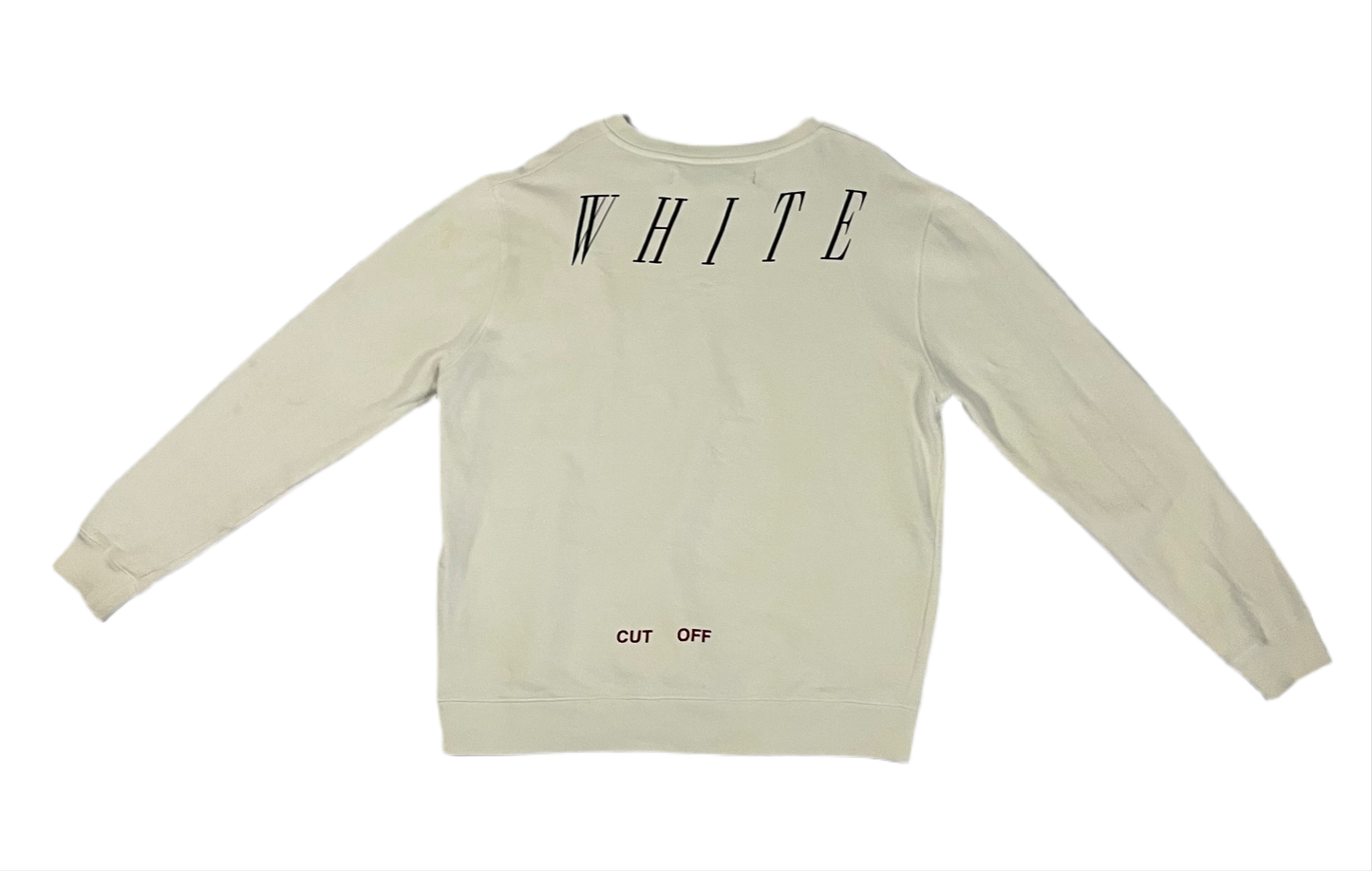 Off White Eagle Print Sweater