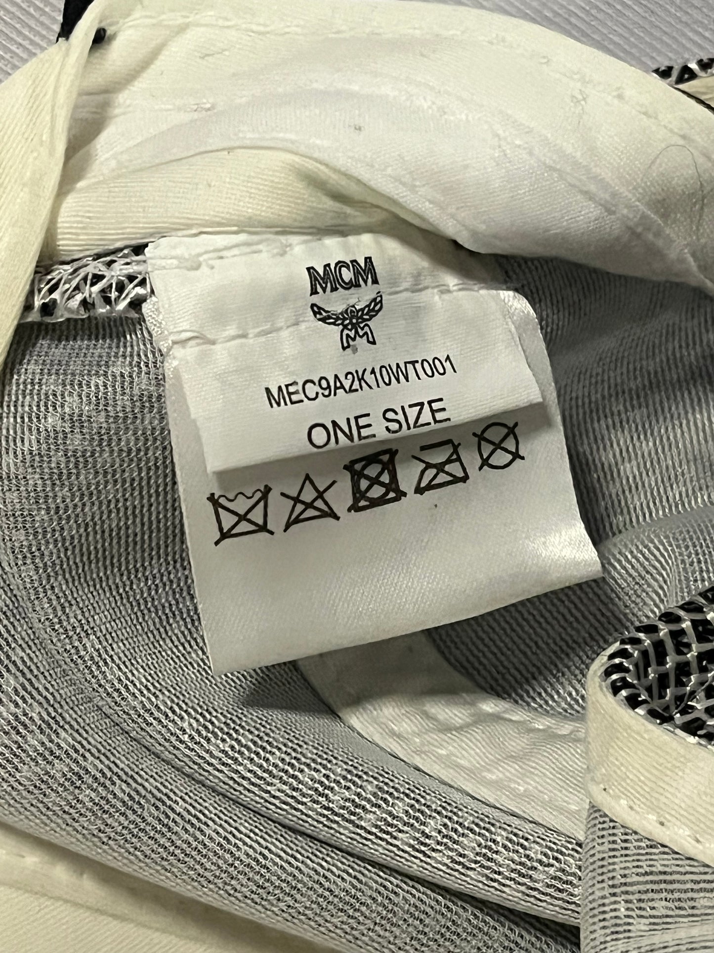 MCM White Mesh cap