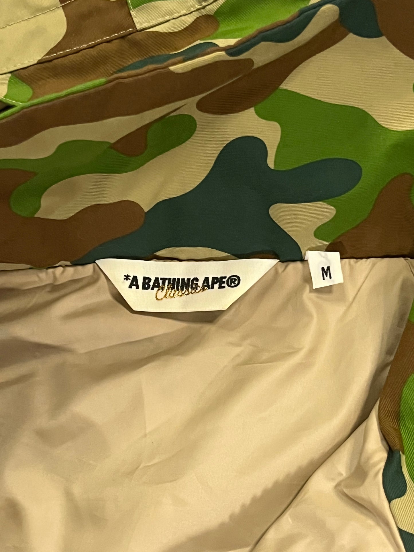 A Bathing Ape Puzzle Camo Snowboard Jacket