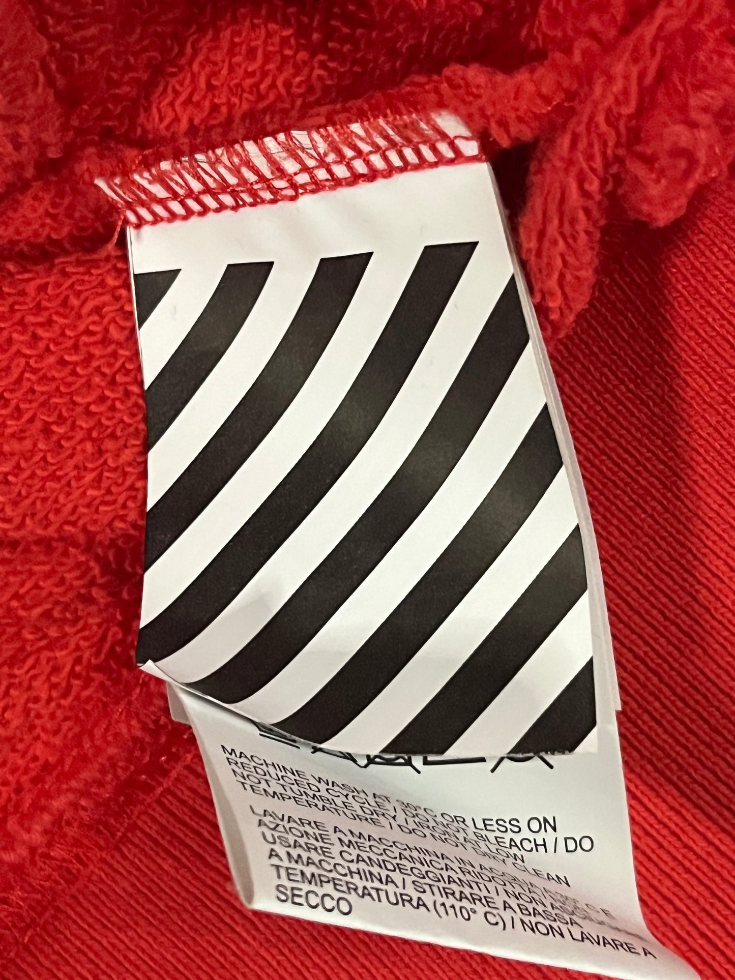 Off White Mona Lisa Hoodie Red