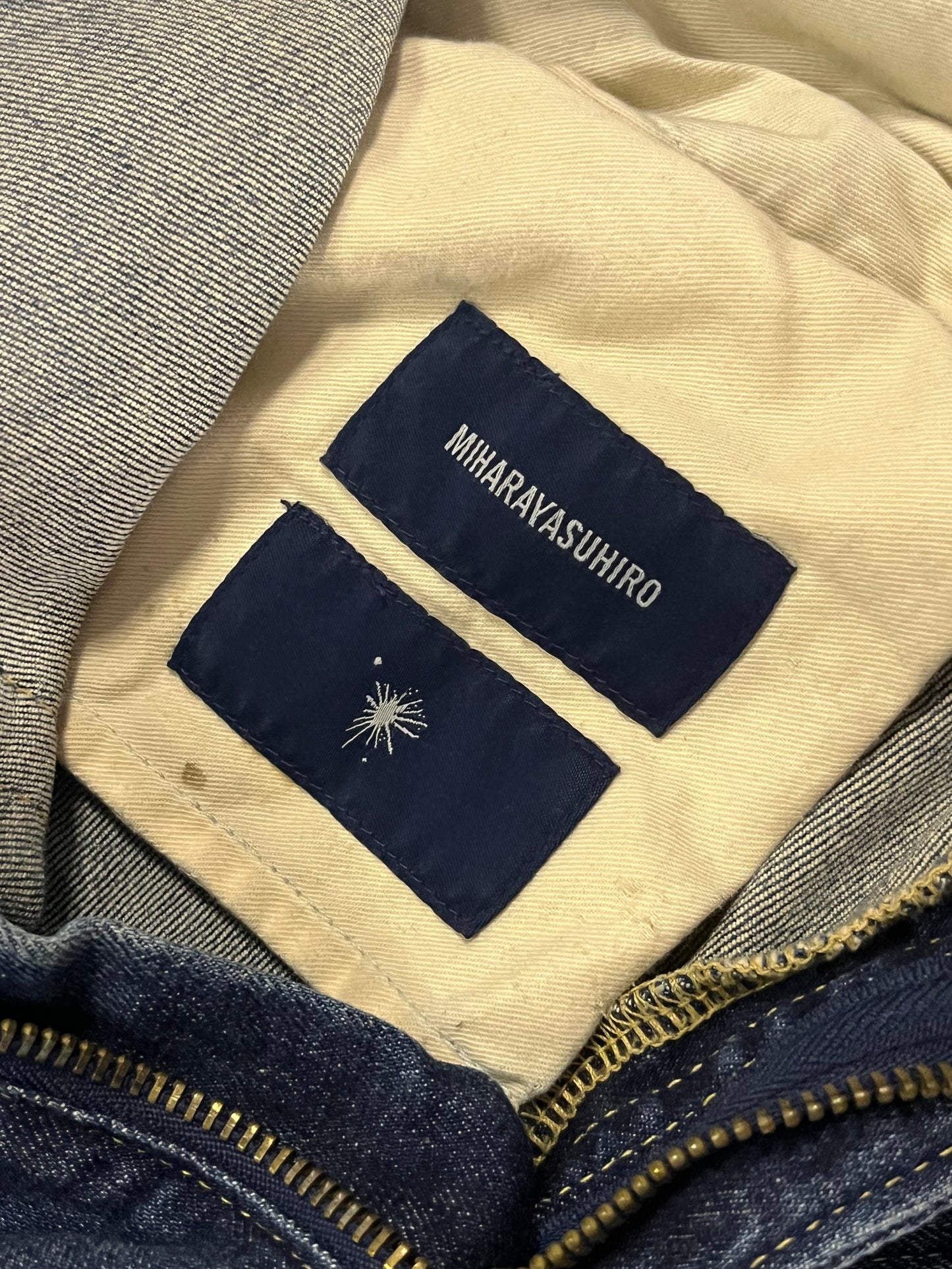 Mihara Yasuhiro Ripped Denim Jeans