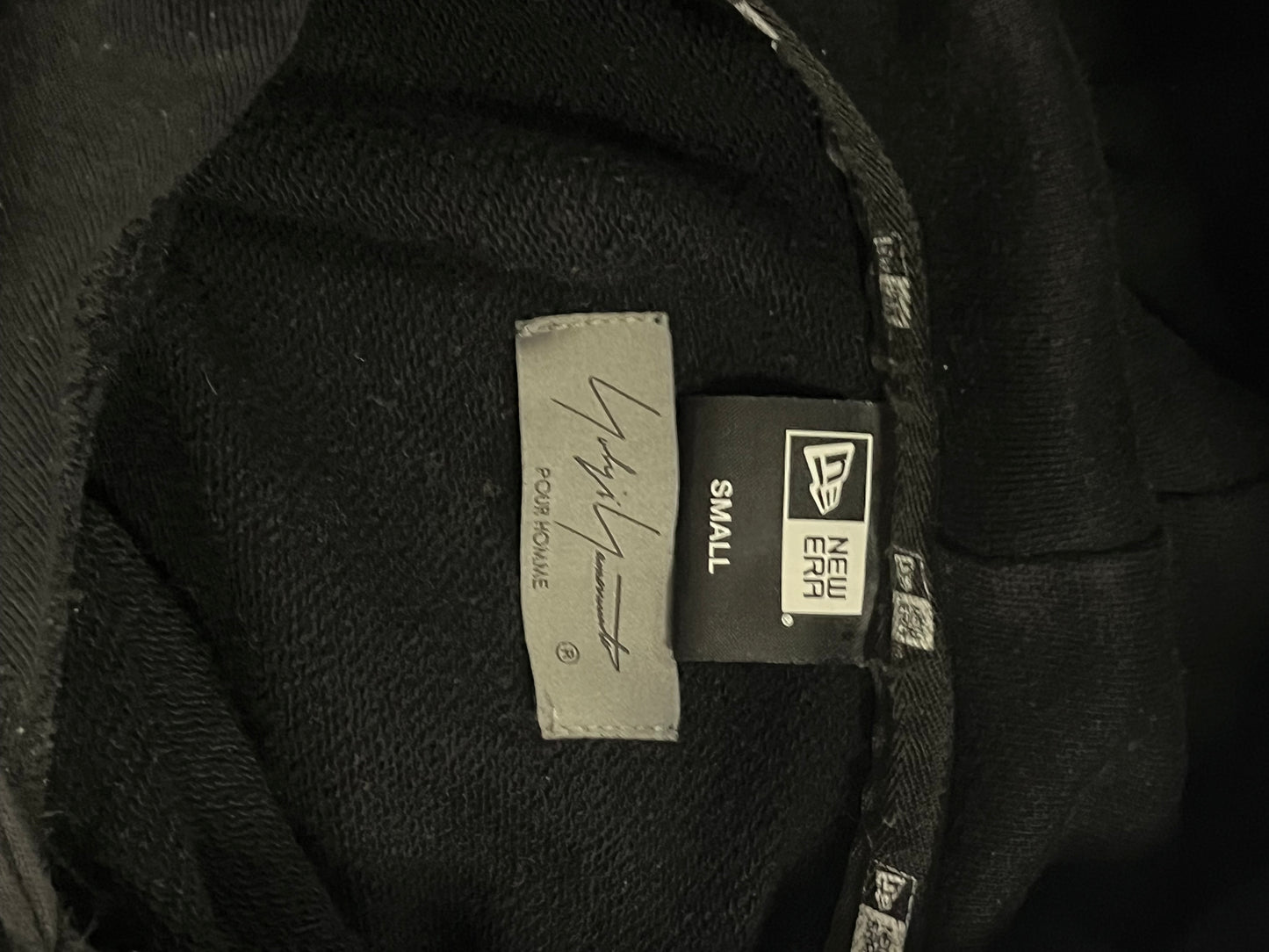 Yohji Yamamoto x New Era Graphic Print Hoodie