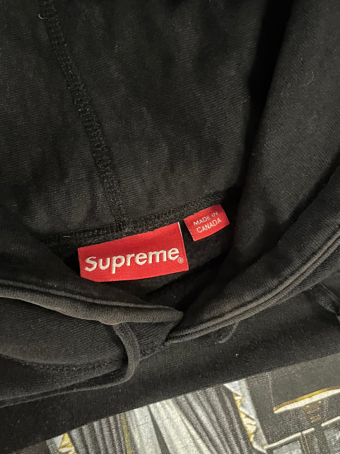 Supreme Scarface Hoodie Black