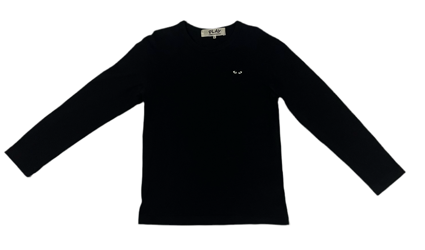 Comme Des Garçons PLAY L/S Black Heart Tshirt