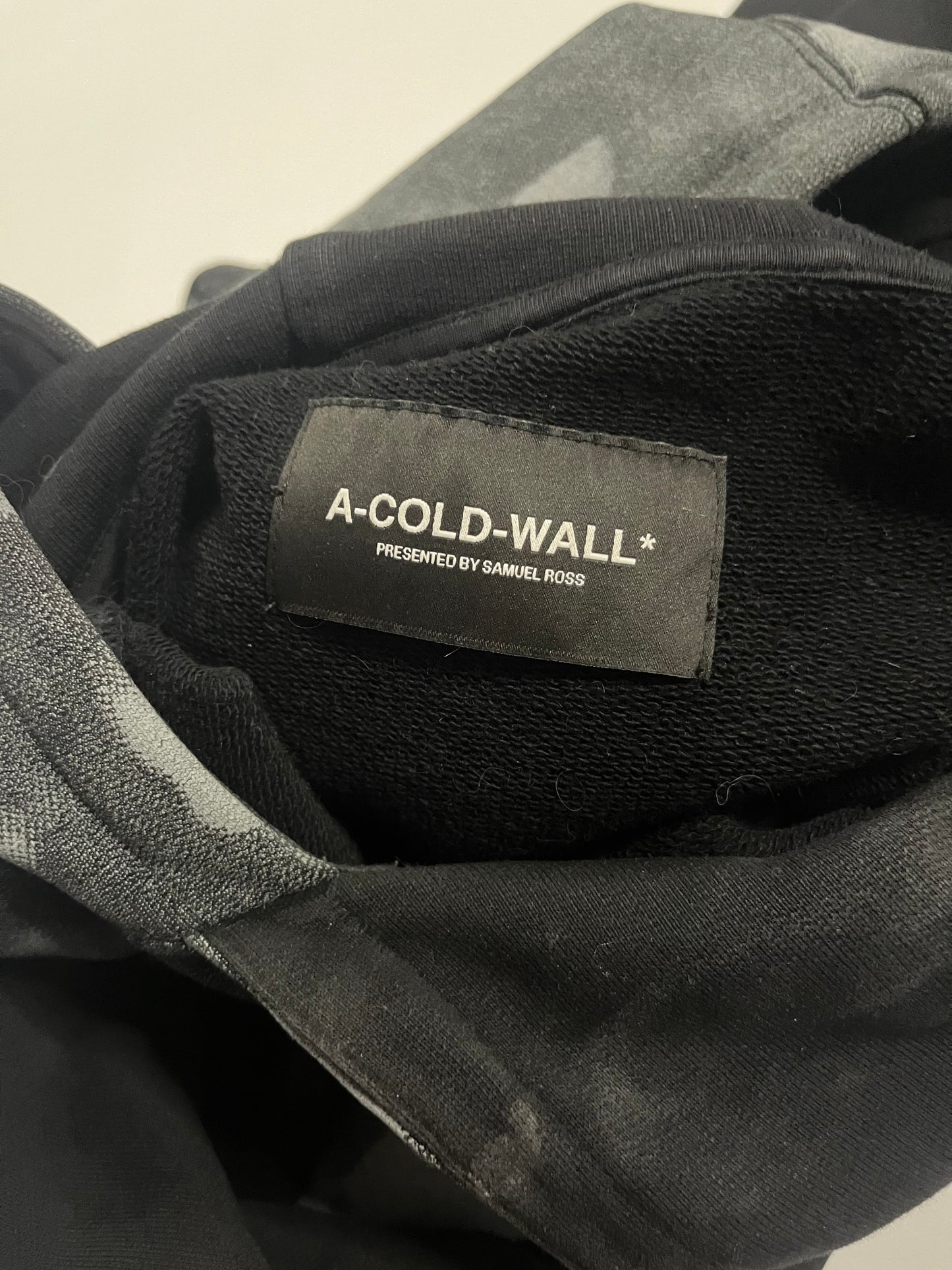 A-Cold-Wall Brush Stroke Hoodie Black