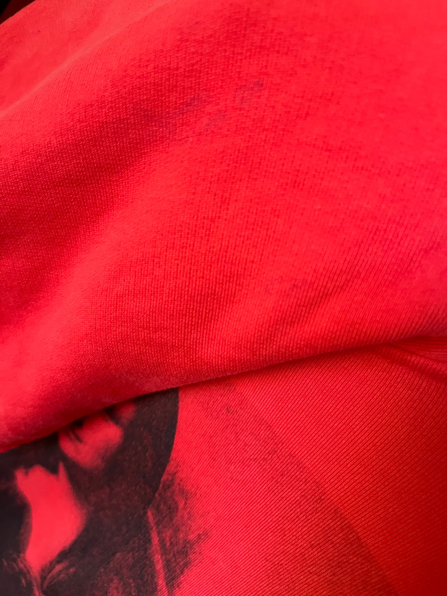 Off White Mona Lisa Hoodie Red
