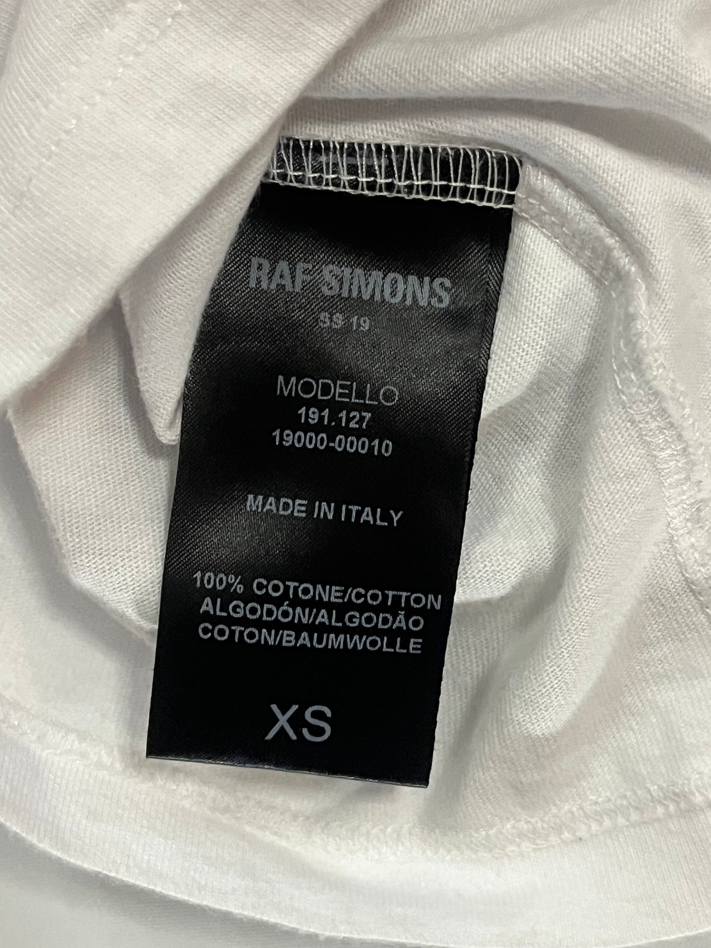 Raf Simons Bald Head Transformers Tshirt