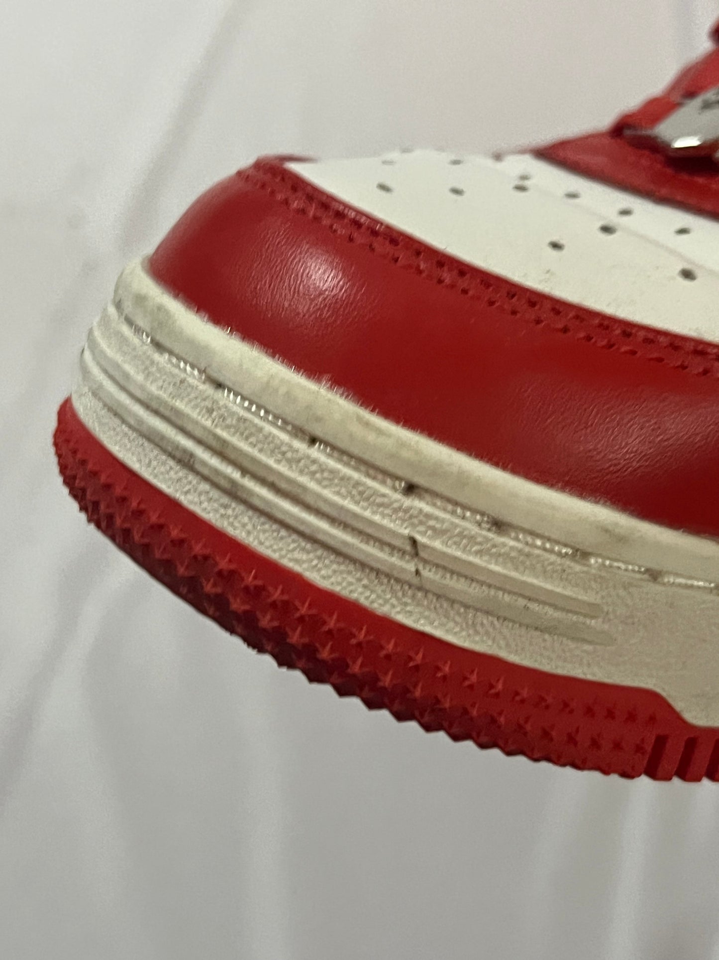 A Bathing Ape BAPESTA Mid Red