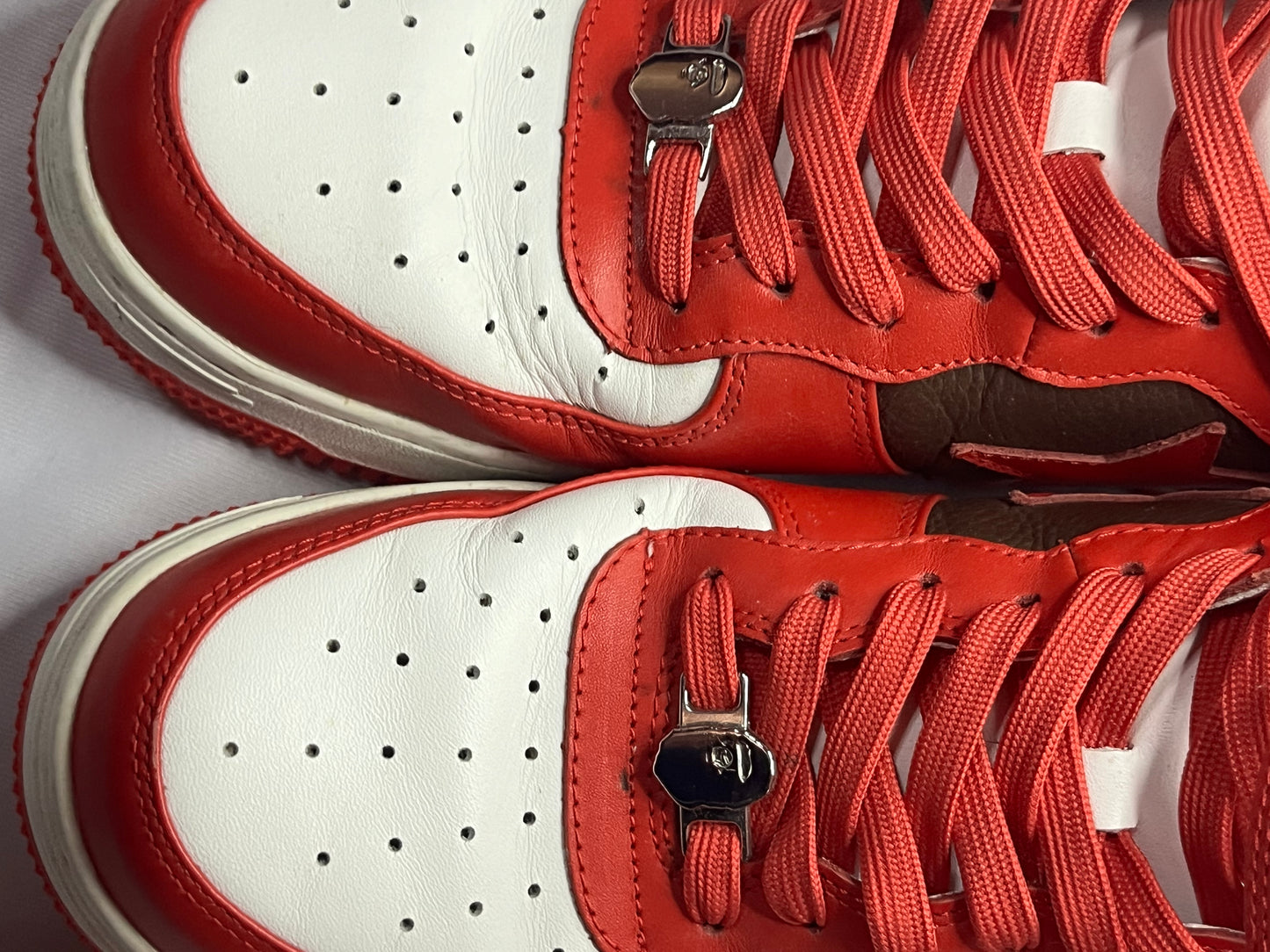 A Bathing Ape BAPESTA Mid Red