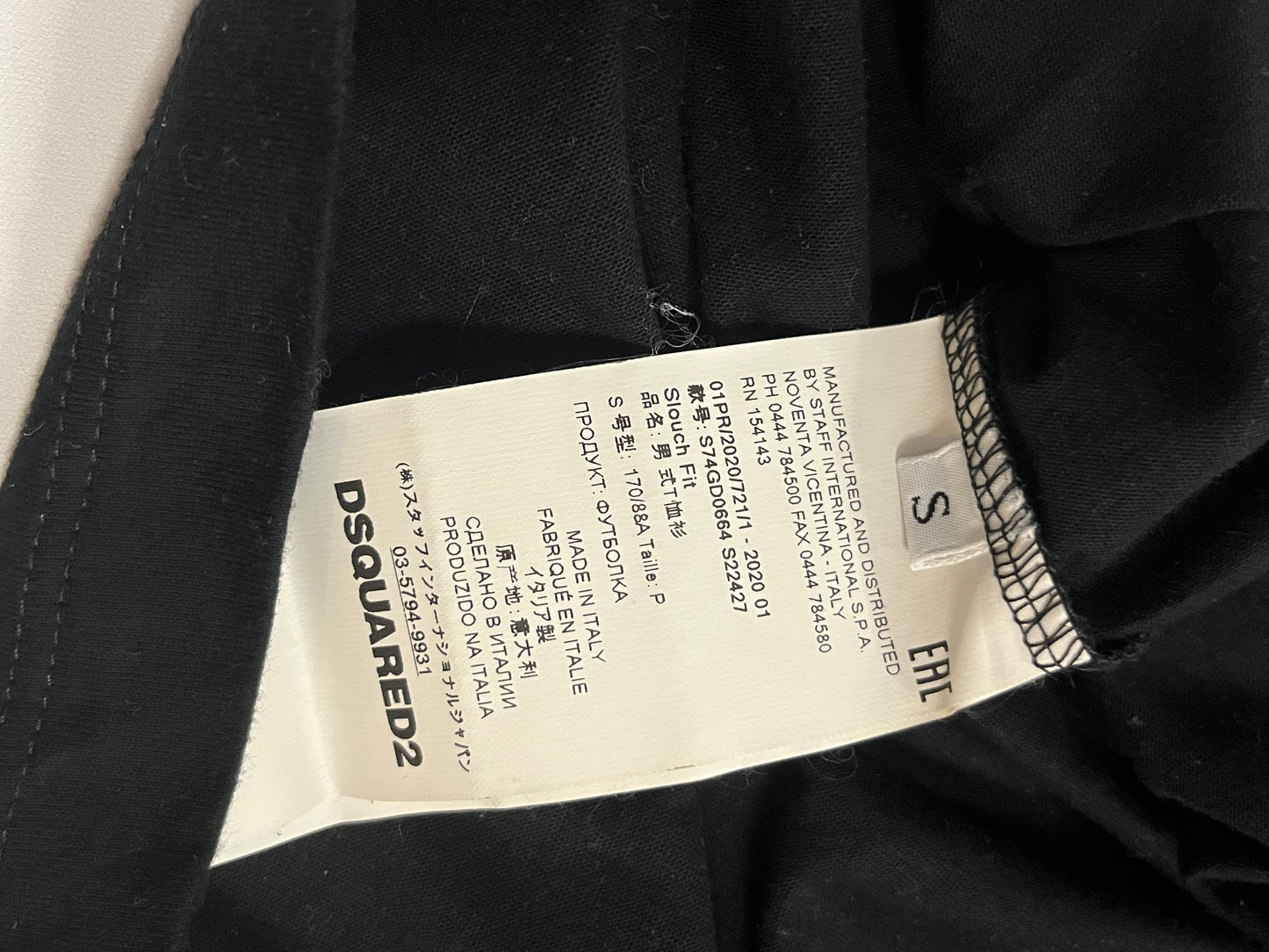Dsquared2 Mirrored Logo T-shirt