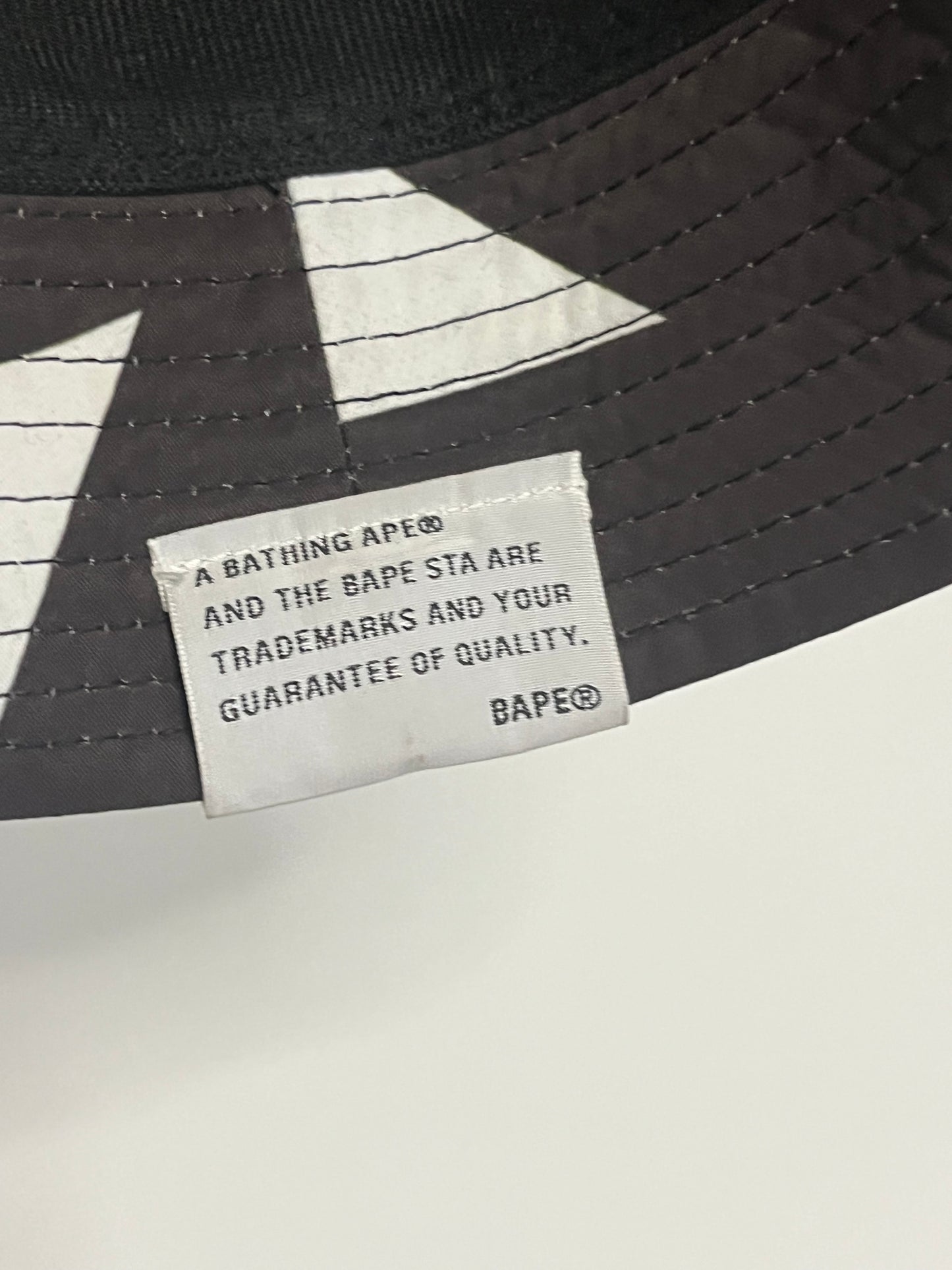 A Bathing Ape BAPESTA Pattern Bucket Hat