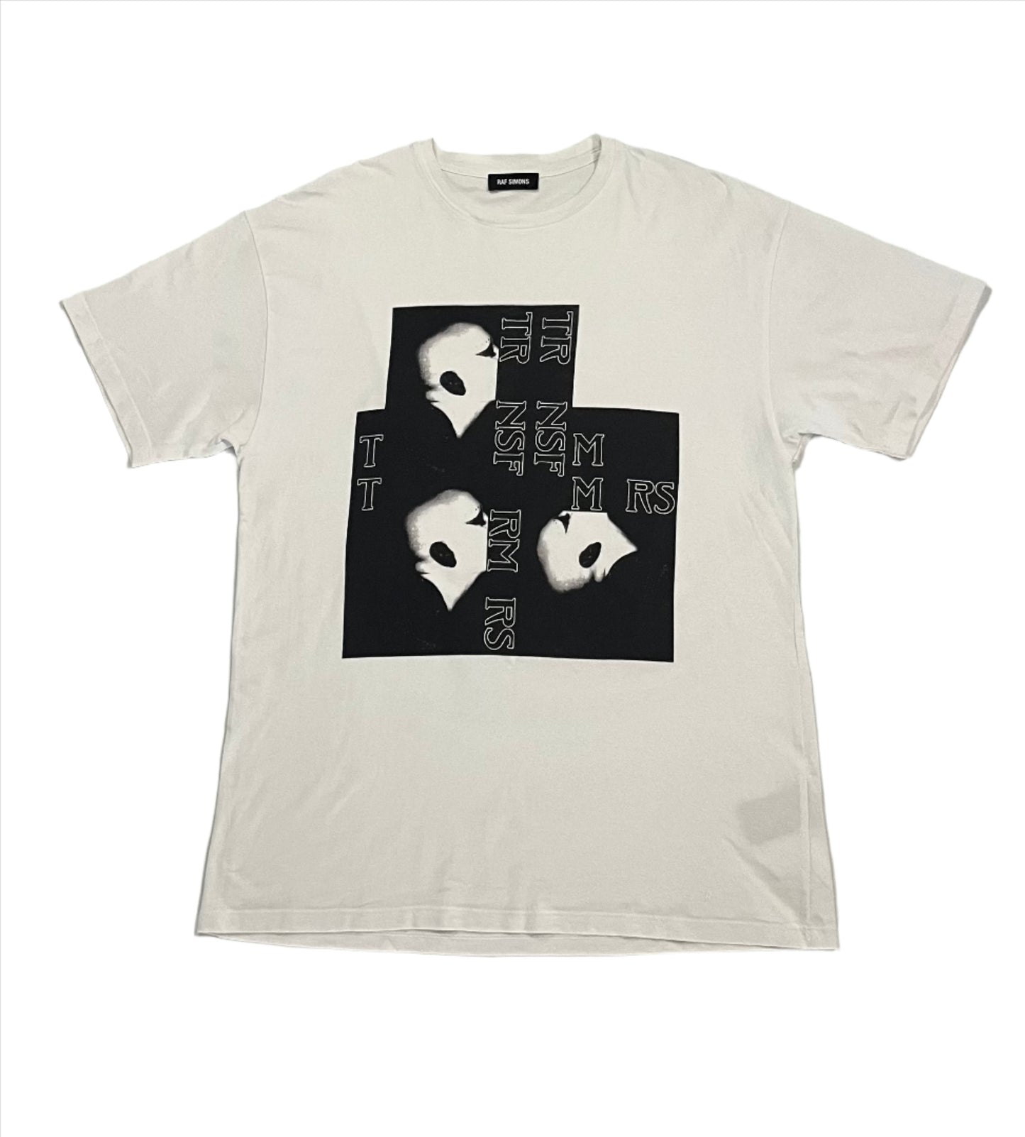 Raf Simons Bald Head Transformers Tshirt