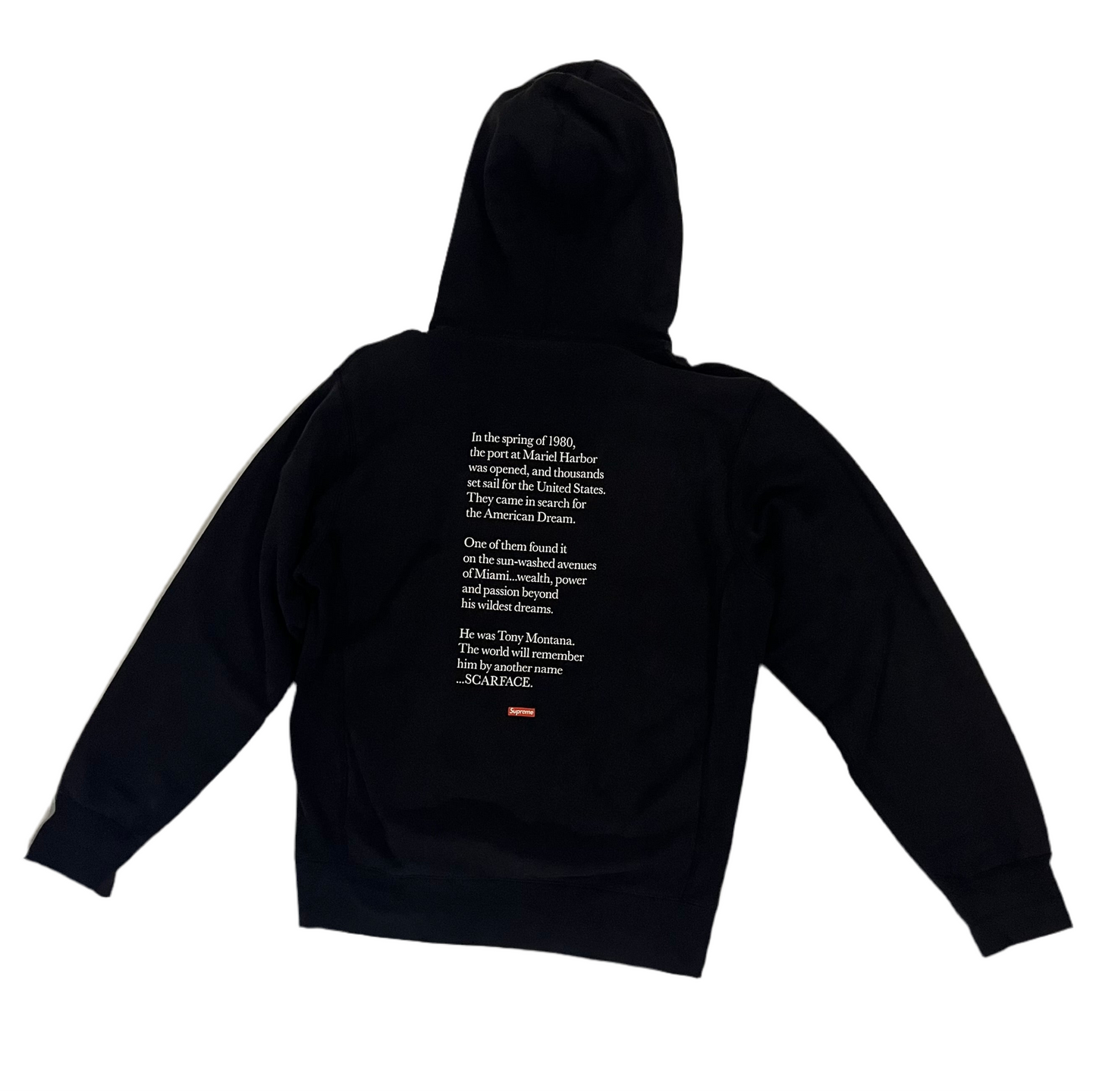 Supreme Scarface Hoodie Black