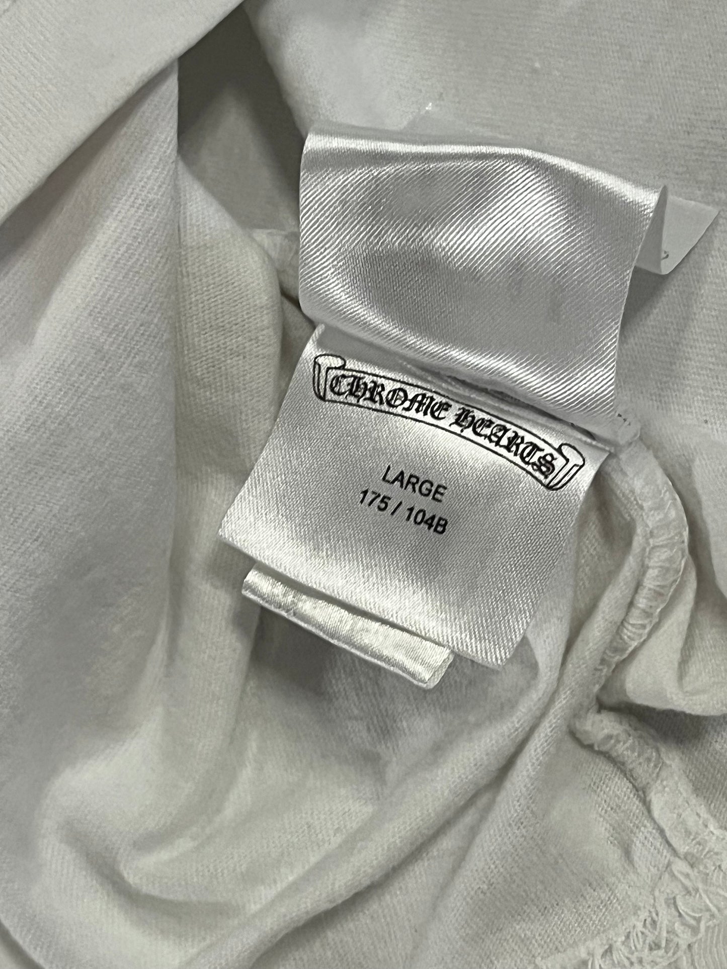 Chrome Hearts L/S Dagger Tshirt White