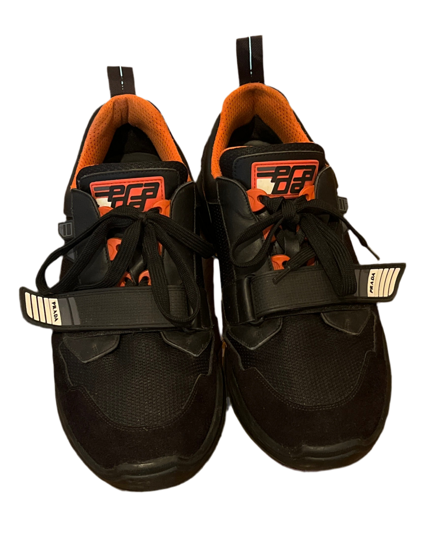 Prada Mechano Leather Trainers