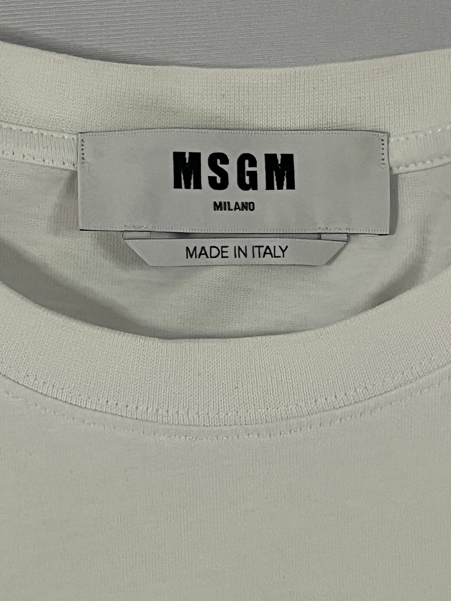MSGM Logo Print Tshirt