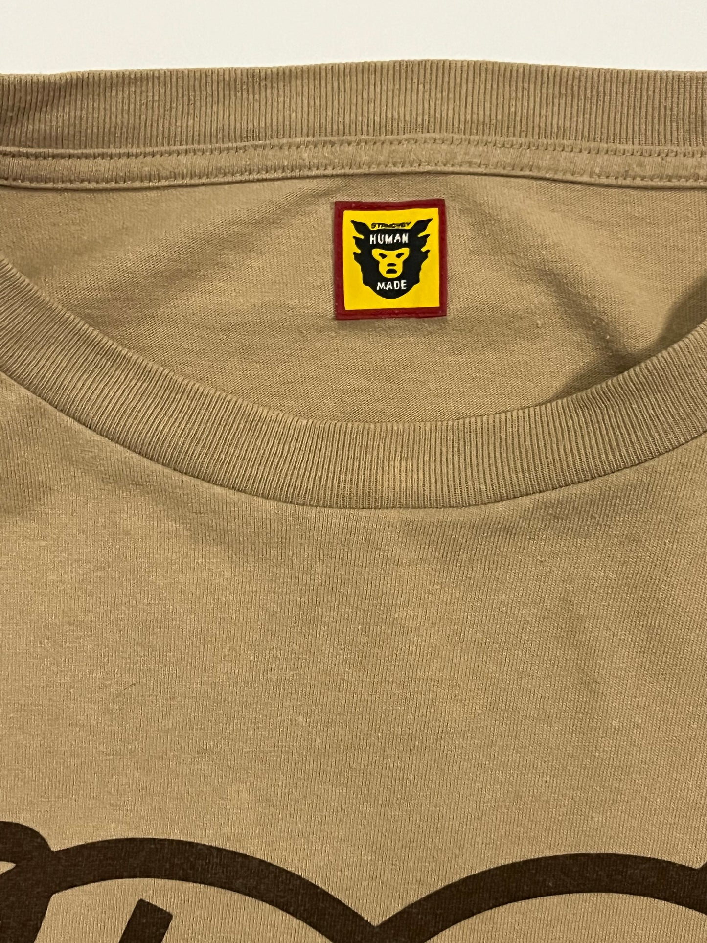 Human Made Heart L/S Tshirt Beige