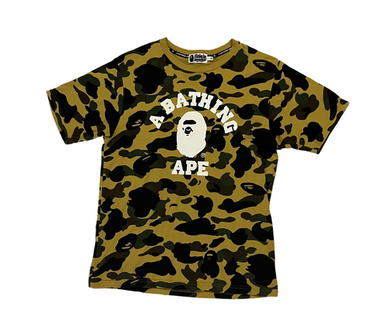 A Bathing Ape Camo College Tshirt