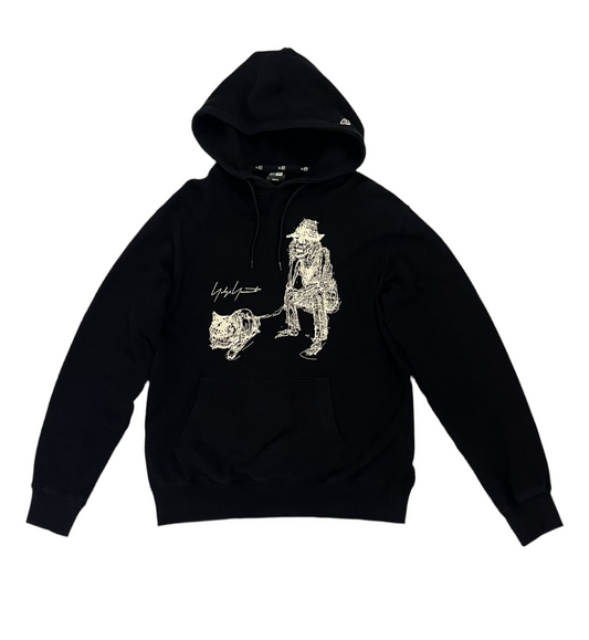 Yohji Yamamoto x New Era Graphic Print Hoodie