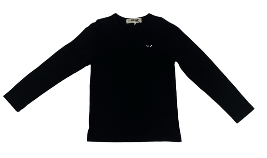 Comme Des Garçons PLAY L/S Black Heart Tshirt