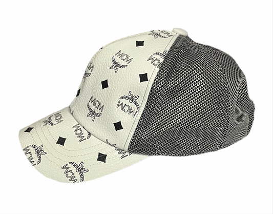 MCM White Mesh cap