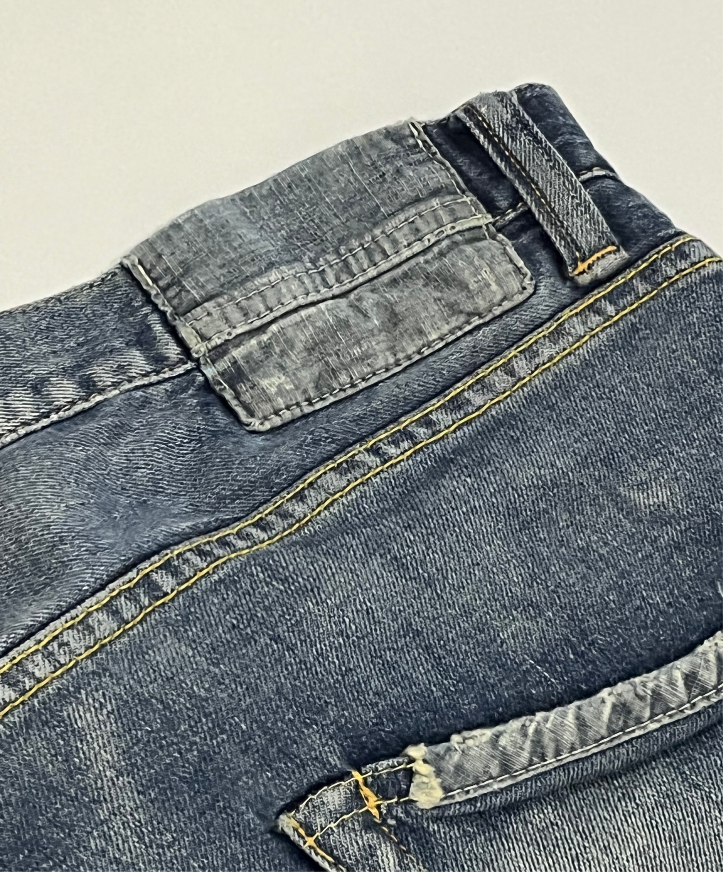 Mihara Yasuhiro Ripped Denim Jeans